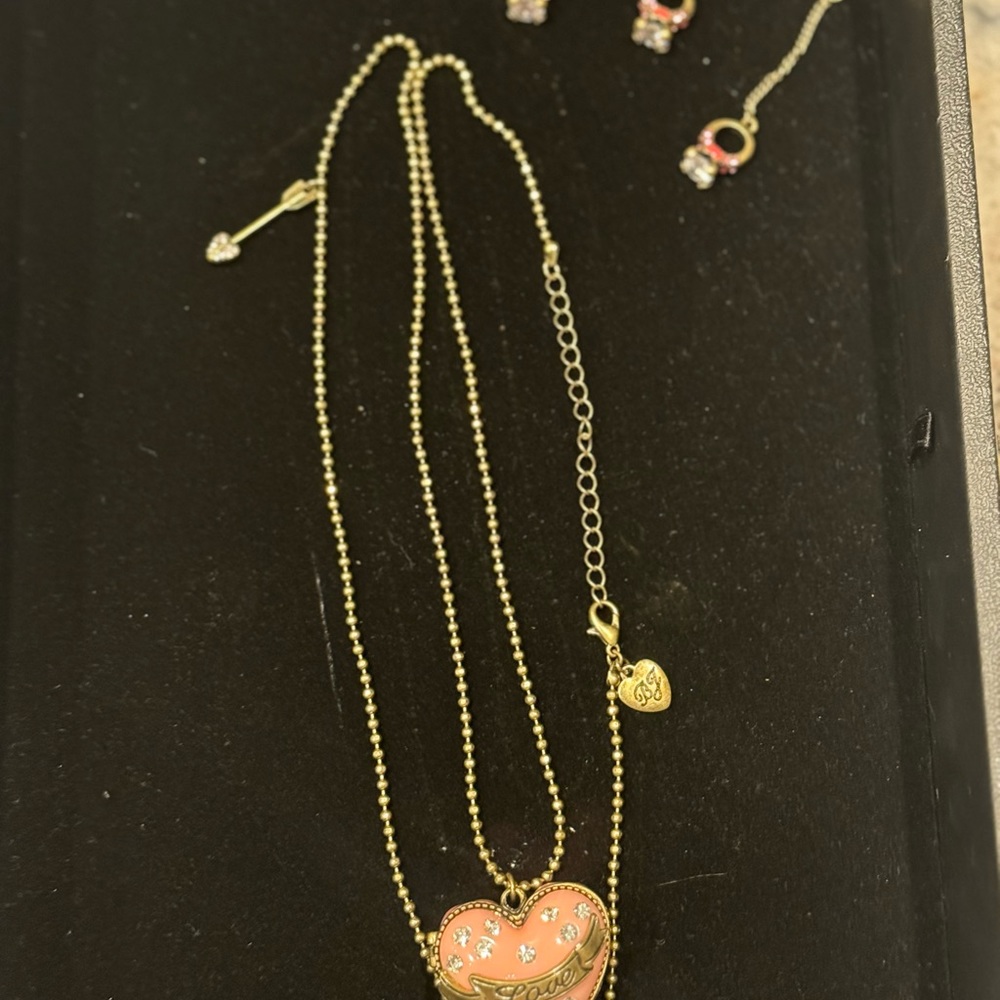 New Betsy Johnson locket necklace